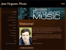 Tablet Screenshot of jessefergusonmusic.com